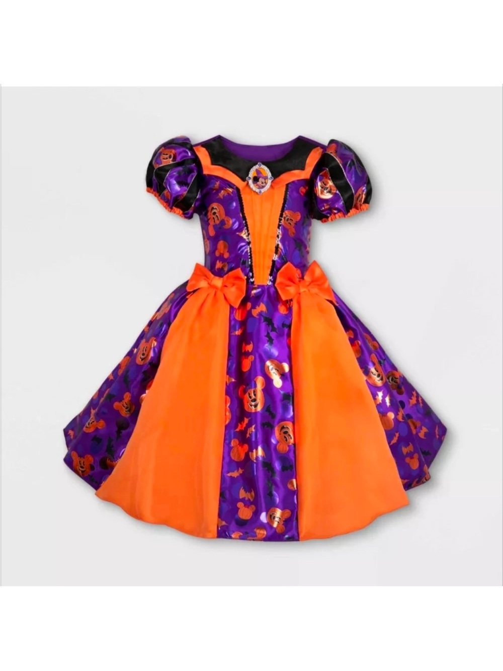 Disney Minnie Mouse Witch Halloween Costume Dress KIDS SZ 9/10 11/12- NEW W/TAGS